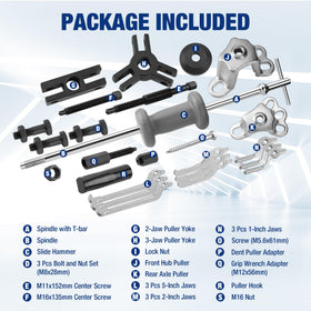 WORKPRO close-up of jaws and adapters showing hardened steel and corrosion resistance