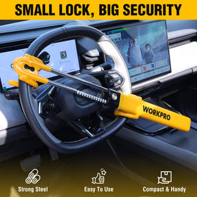 WORKPRO compact storage under seat for convenient portability