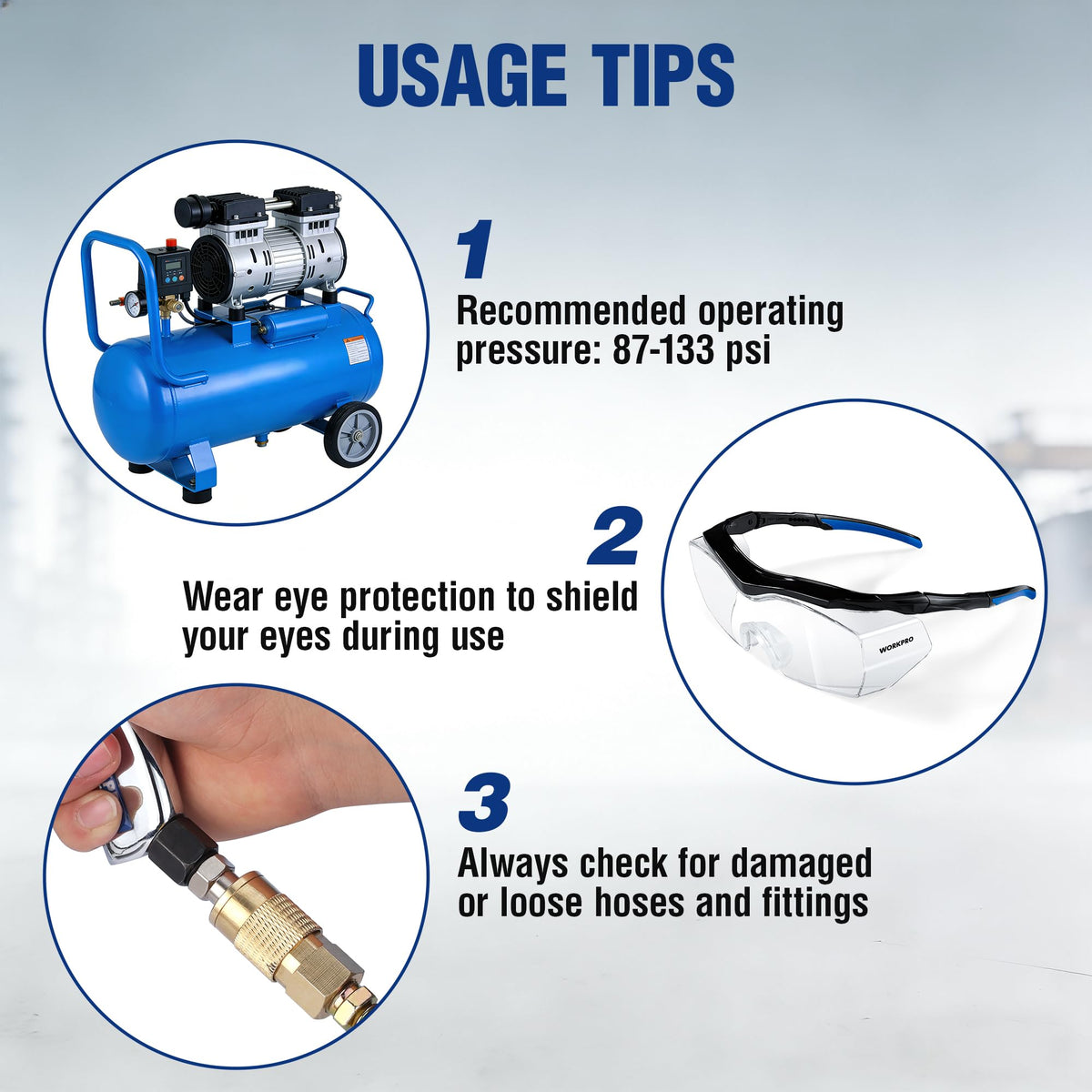 WORKPRO Tornado workshop cleaning bench removing metal shavings to protect tools