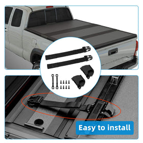 Wosijm kit installed on truck bed reducing cover movement and noise