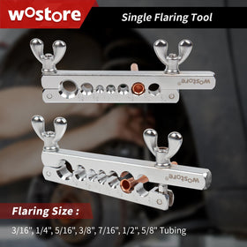 Wostore heat-treated flaring bar detail showing durable surface and secure tube clamping benefit