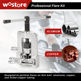 Wostore tubing cutter and reamer displayed to show clean cut and deburr benefit