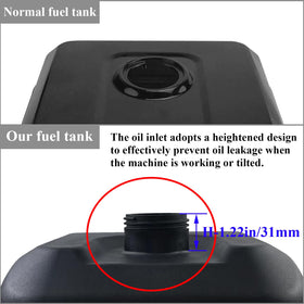 WOTIAN tank installed on engine demonstrating fit for GX/Predator models