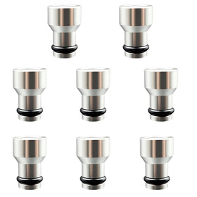 WOTUPHJI front view of spacer kit showing all eight pieces and O-rings for precise fit