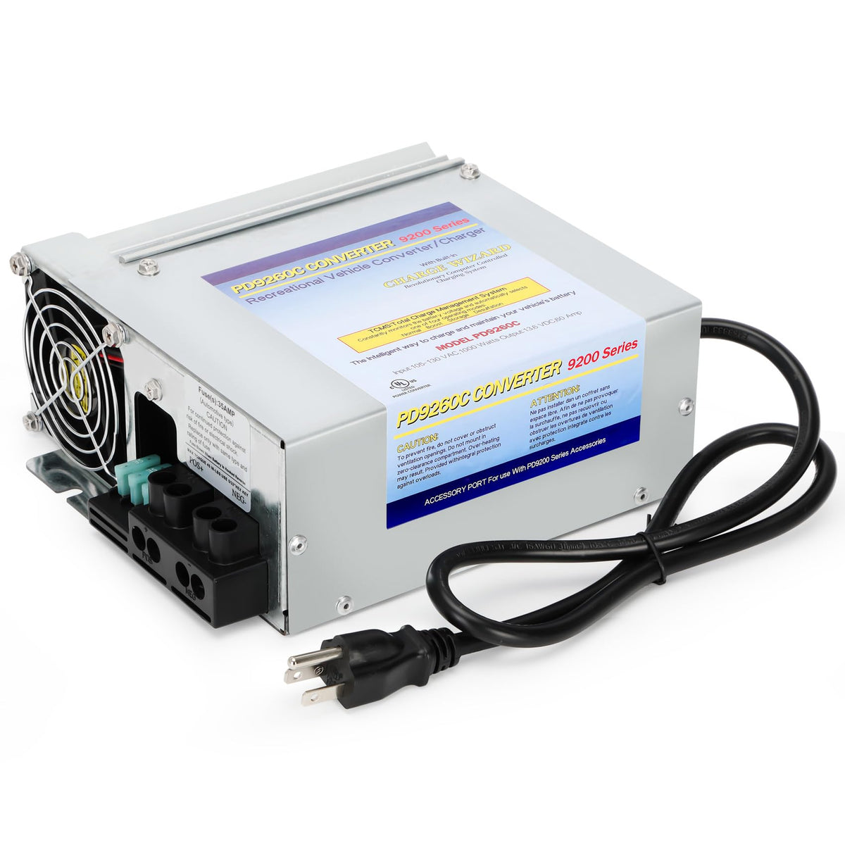 WOUDY PD9260C front panel with controls and indicator lights for easy monitoring