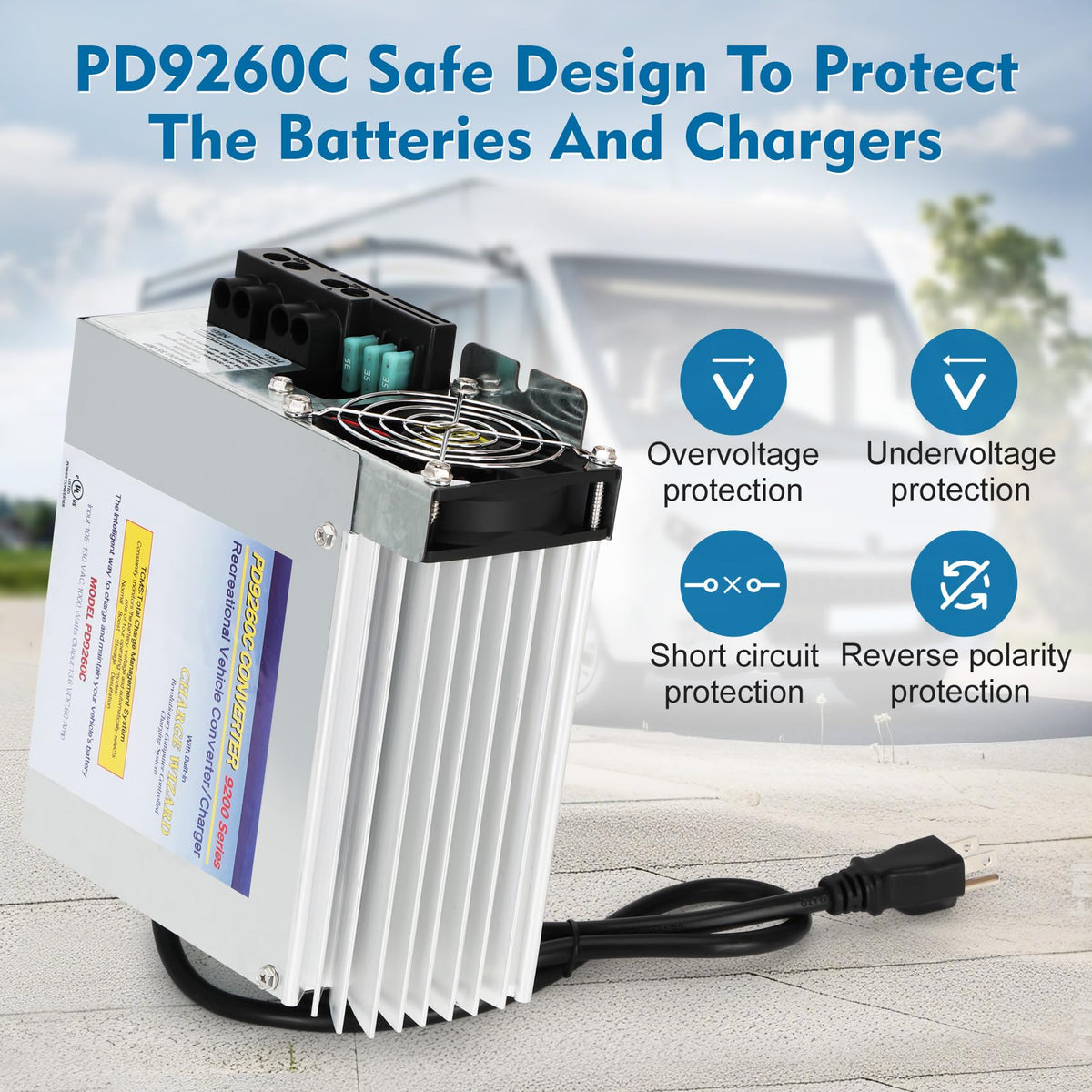 WOUDY PD9260C next to measuring tape illustrating compact size and scale