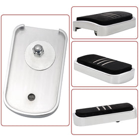 WOWTK pad installed on Harley pedal demonstrating compatibility and upgrade