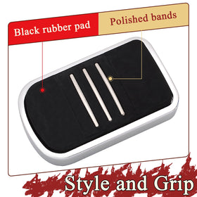 WOWTK polished metal bands detail adding traction and sleek styling