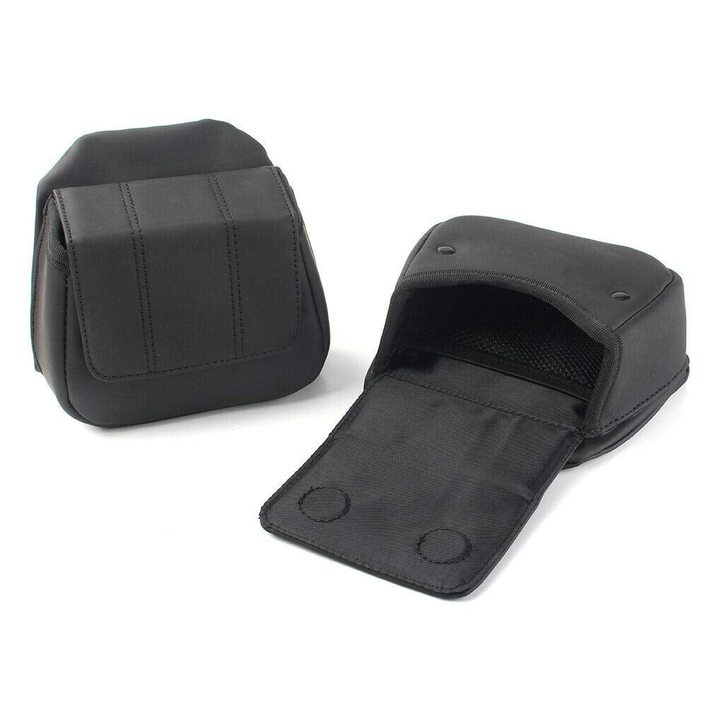 WOWTK front view mounted on Harley showing sleek added storage benefit
