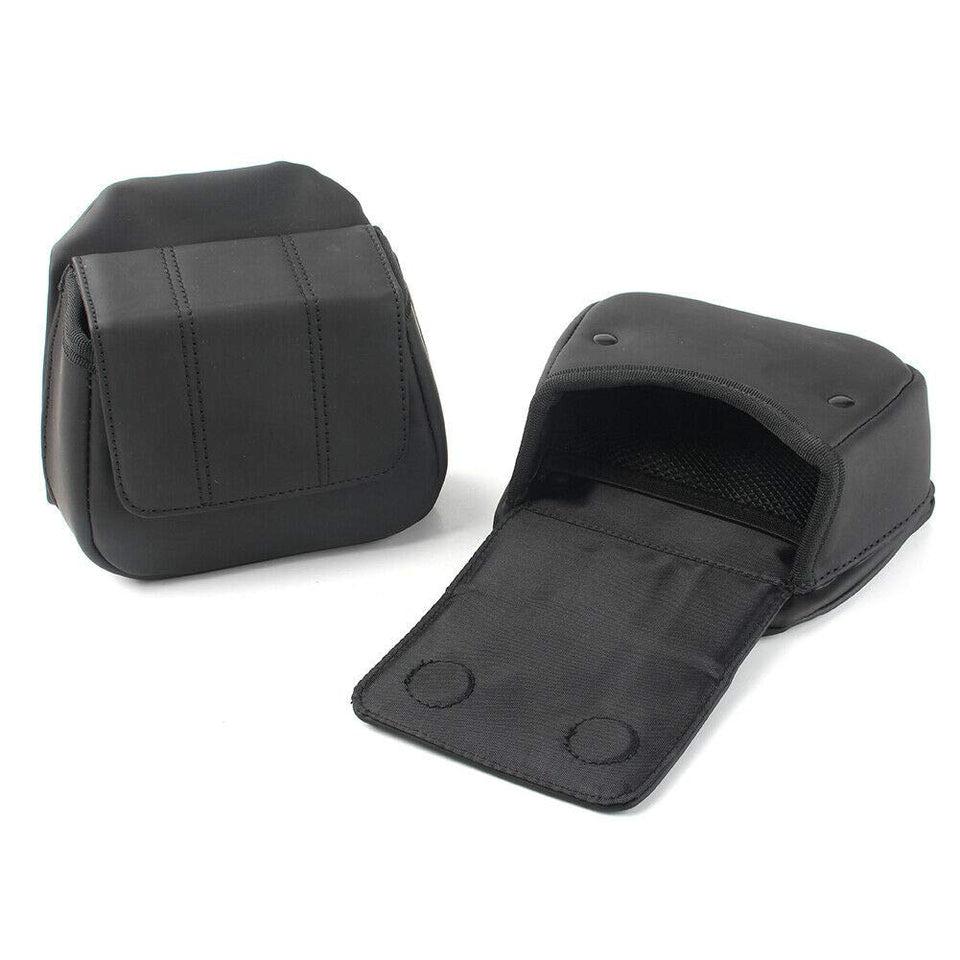WOWTK front view mounted on Harley showing sleek added storage benefit