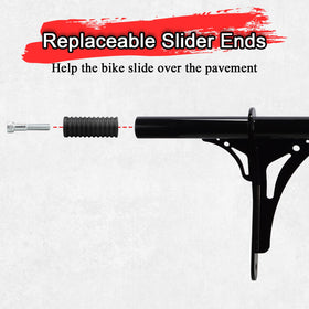 WOWTK replaceable slider detail showing smooth pavement sliding protection