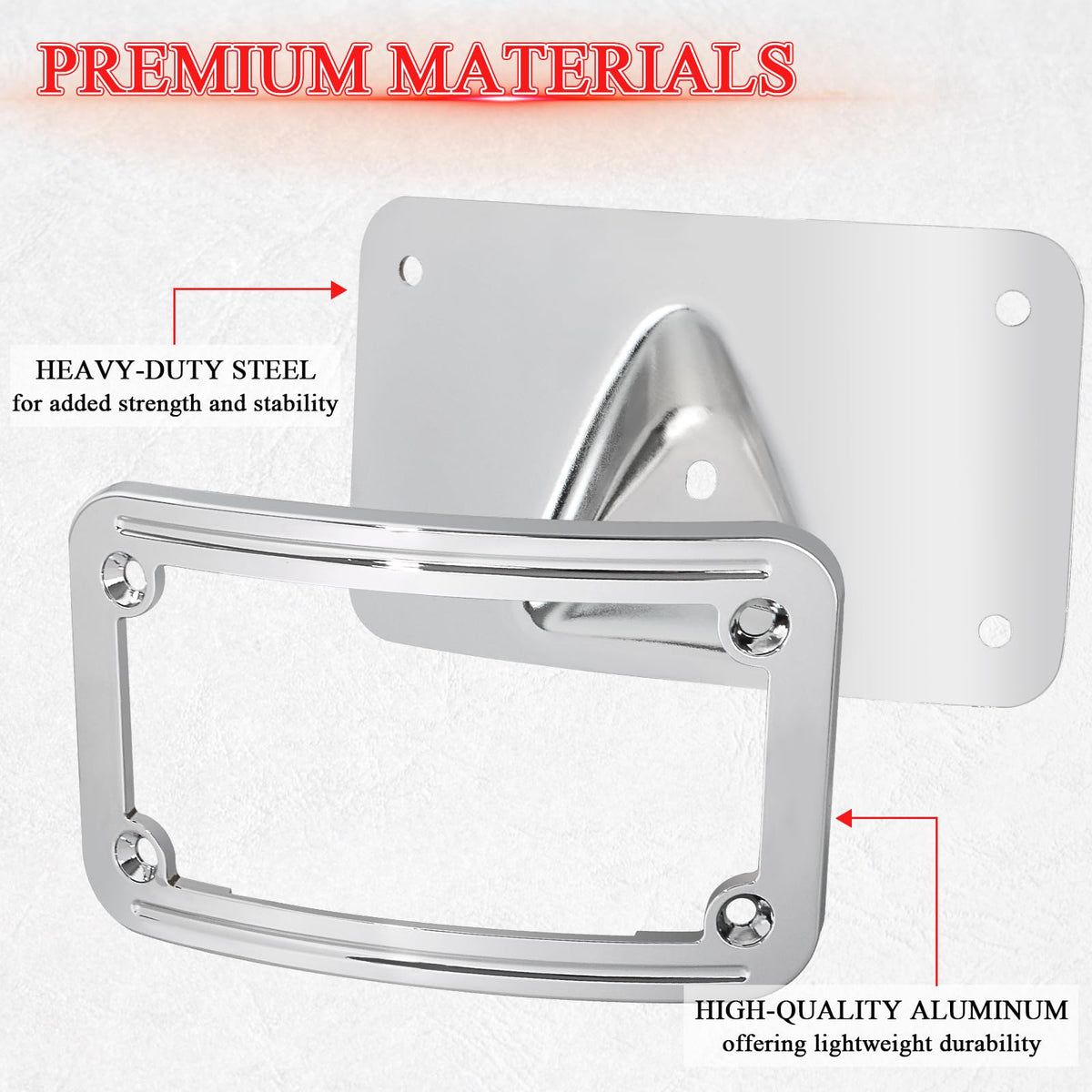 WOWTK mounted on Harley rear fender demonstrating streamlined appearance benefit