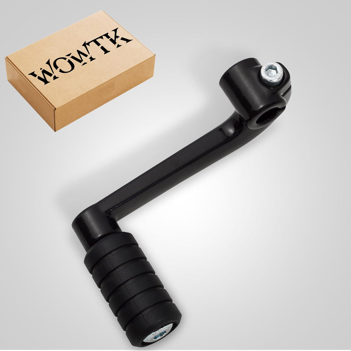 WOWTK packaging and contents showing included lever and peg for easy install