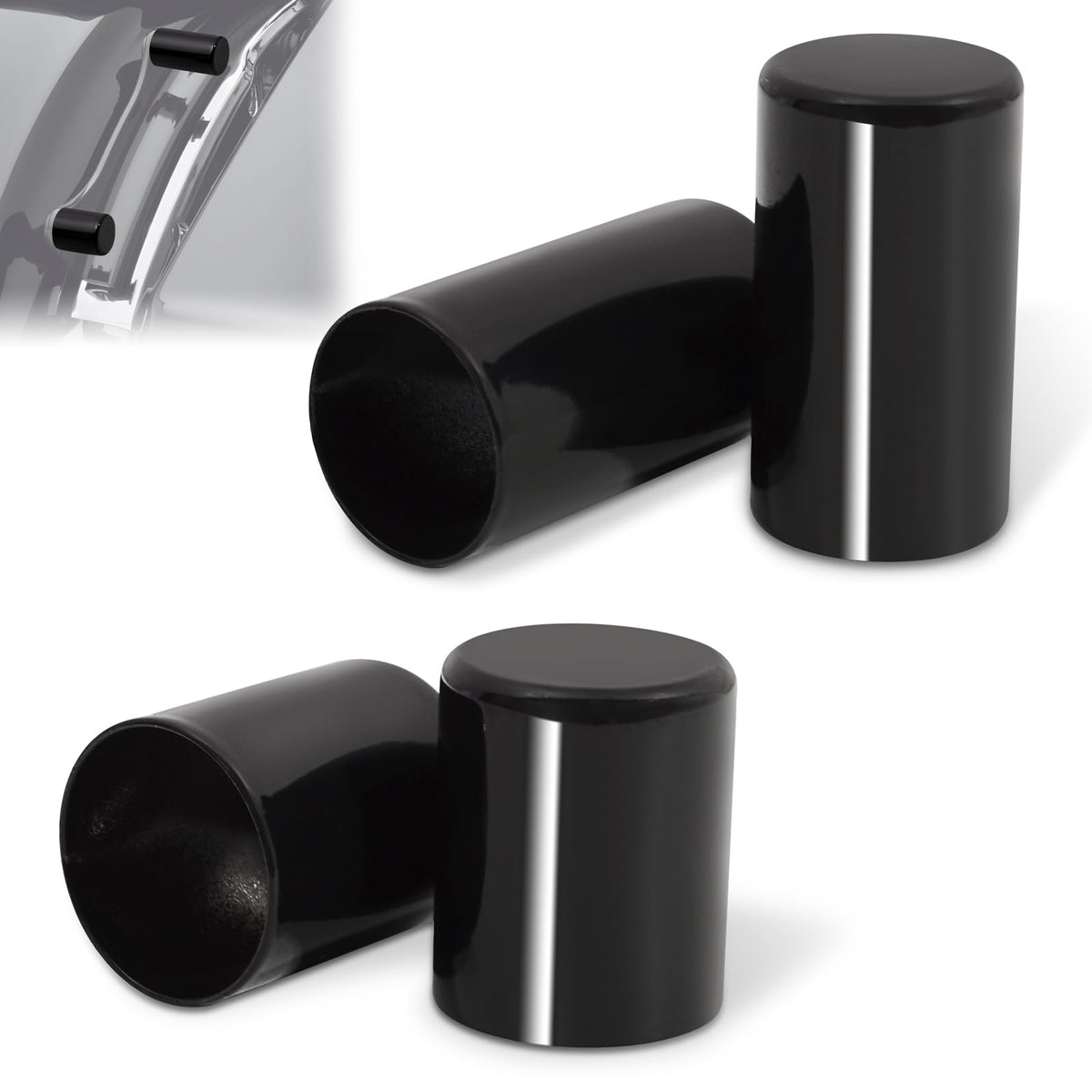 WOWTK front view of rear docking covers showing neat finished appearance