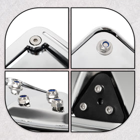 WOWTK steel backplate detail showing heavy-duty strength and stability benefit