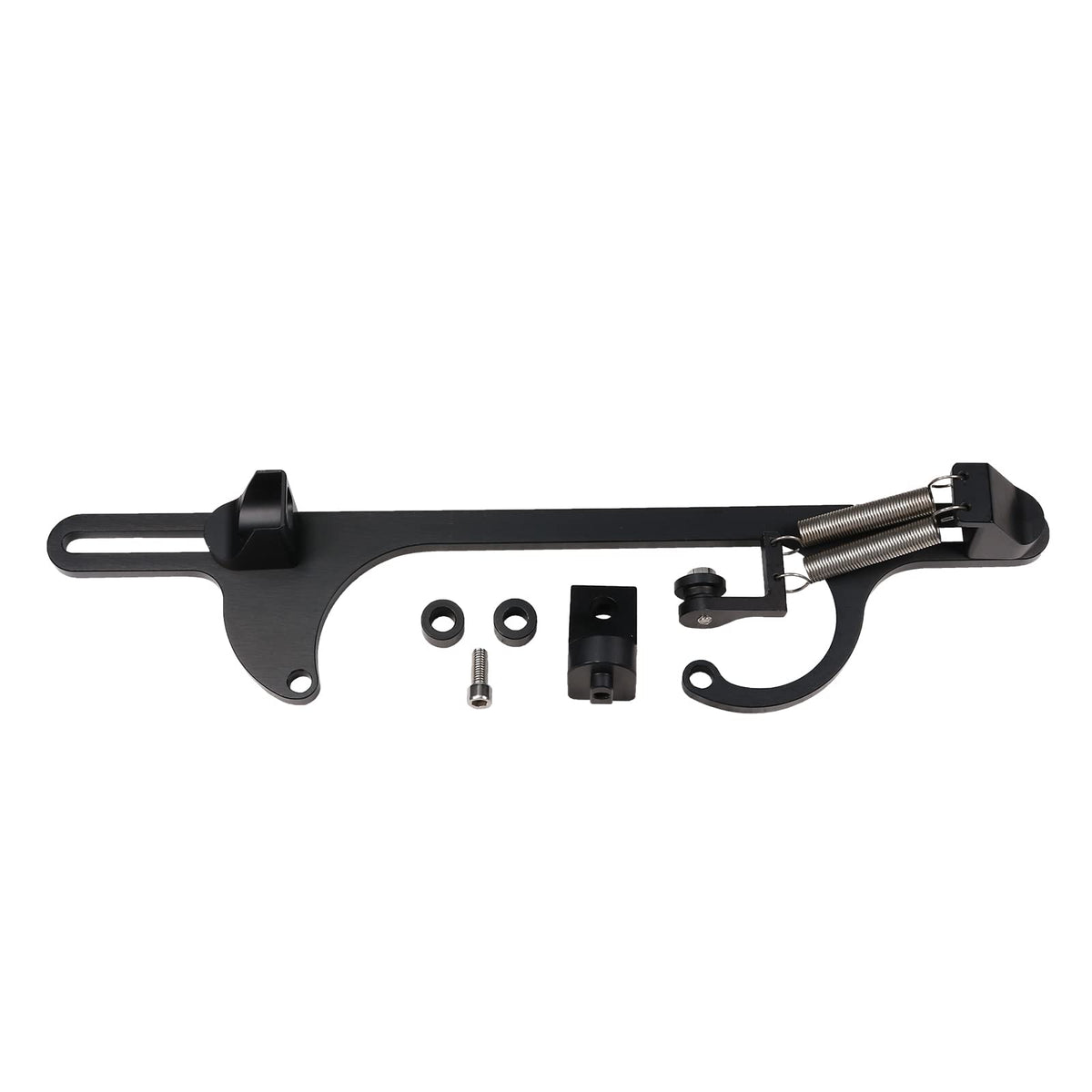 WOWYZL bracket front view showing secure mount and improved throttle control