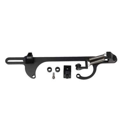 WOWYZL bracket front view showing secure mount and improved throttle control
