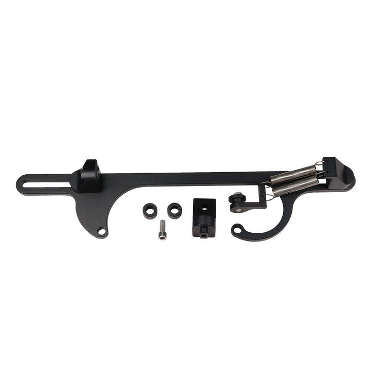 WOWYZL bracket front view showing secure mount and improved throttle control