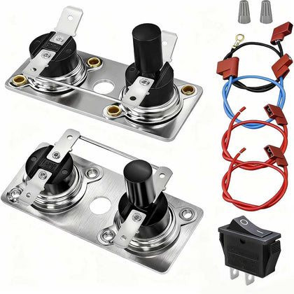 WPL front assembly showing thermostats and switches for easy identification and replacement benefit