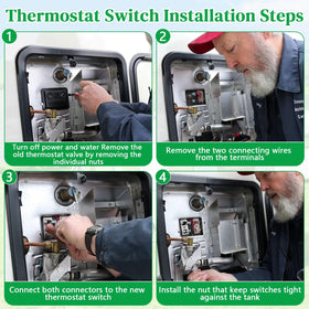WPL installed on RV water heater tank illustrating correct fit and placement