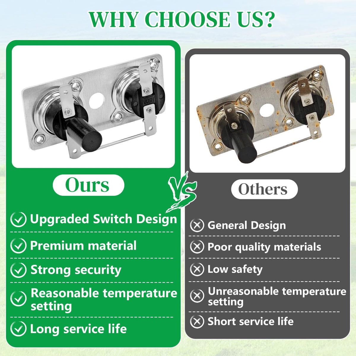 WPL wiring connector image demonstrating simple plug-in connections for safety