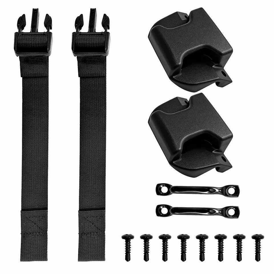 WPL front assembly showing buckles and straps for secure fit