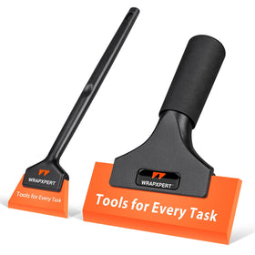 WRAPXPERT 5-inch squeegee front view shows durable blade for smooth application