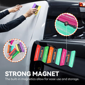 WRAPXPERT magnetic base detail holding tool on metal for hands-free control
