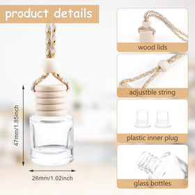 Wresty wooden cap close-up highlighting absorbent cork for steady scent release