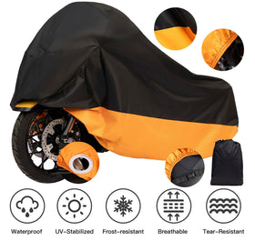 Wrypun tighten strap undercarriage view showing windproof fastening benefit