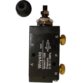 Wryxia valve mounted on dump truck tailgate demonstrating easy control