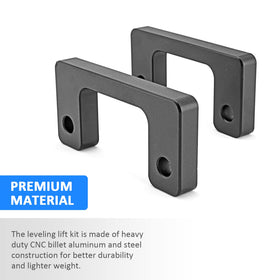 Wsays billet aluminum spacer closeup showing precision fit and durable construction