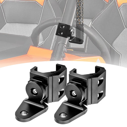Wsays front packaging showing two Pro-fit cage mounts and benefits of easy install