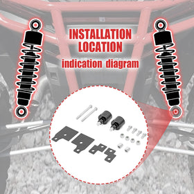 Wsays large rear bracket detail highlighting rust-resistant coating for durability