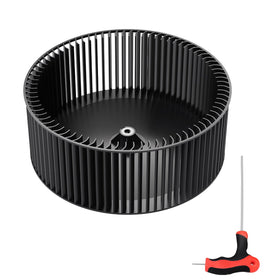 WSRXG front view of blower wheel showing mounting holes and balanced design for reliability