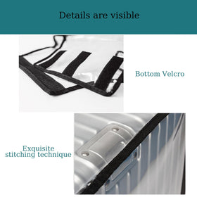 Wsstacxy luggage cover shedding water to show rain resistance benefit