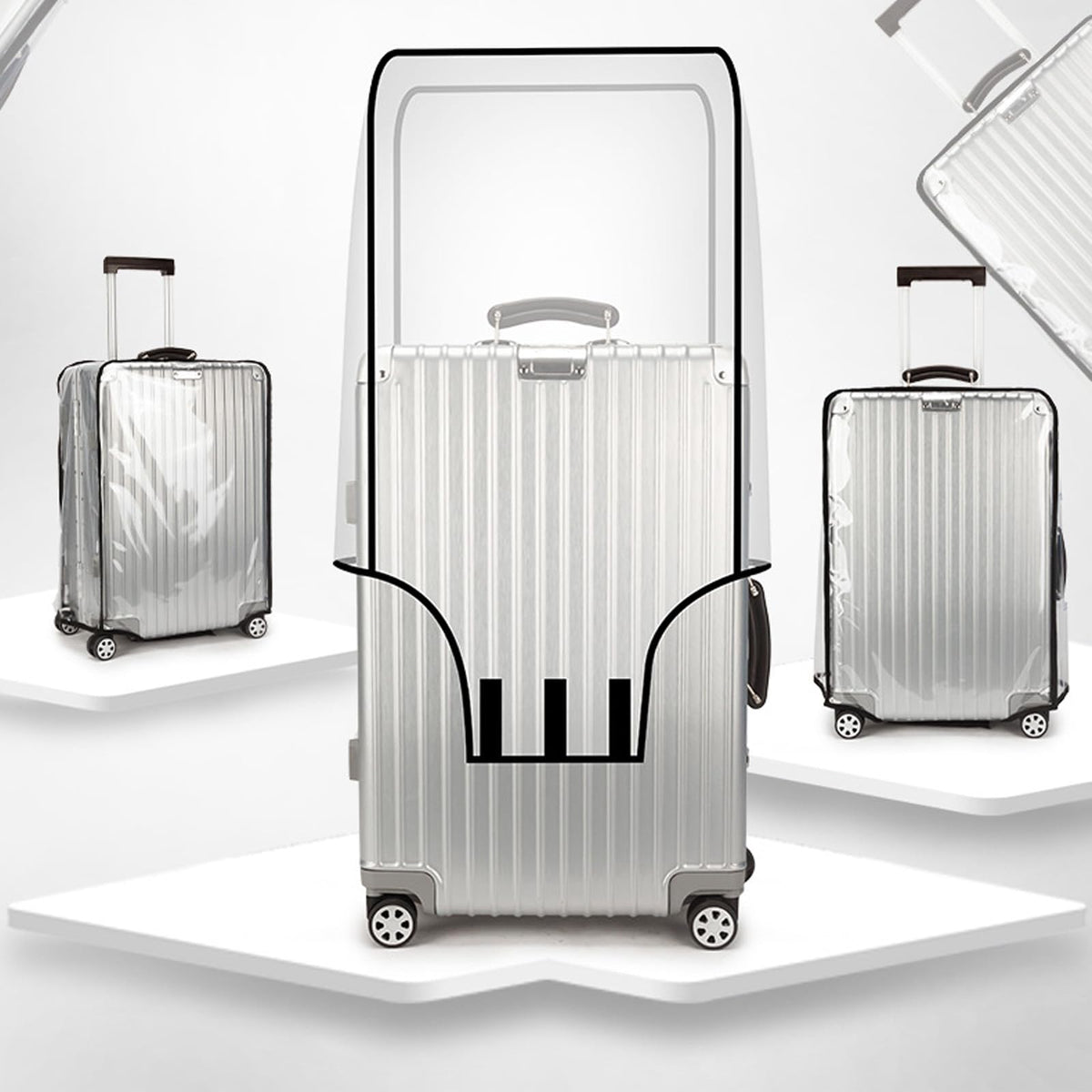 Wsstacxy travel lifestyle at airport showing easy identification and protection