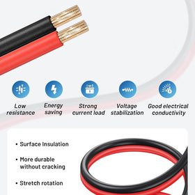 WSVOLLIS cable bent to show flexible jacket for easy routing and storage