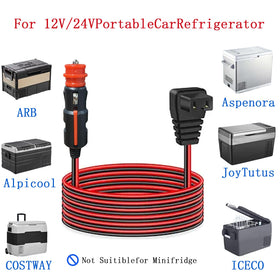 WSVOLLIS plug inserted in car socket powering a portable fridge for convenience
