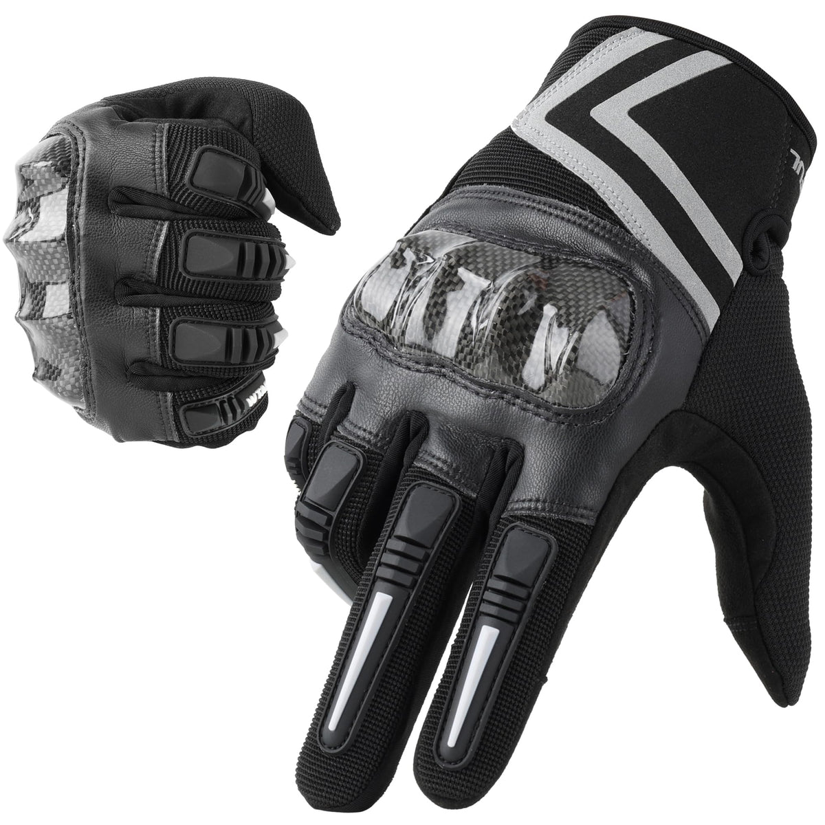 WTACTFUL front view of gloves showing fit and breathable design for cool comfort
