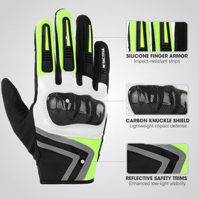 WTACTFUL close-up of carbon fiber knuckle for impact protection benefit