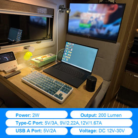 WTNYOU demonstrating 350° swivel and 180° tilt for precise beam control
