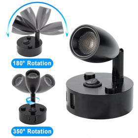 WTNYOU close-up of aluminum lamp head highlighting durable finish and light quality