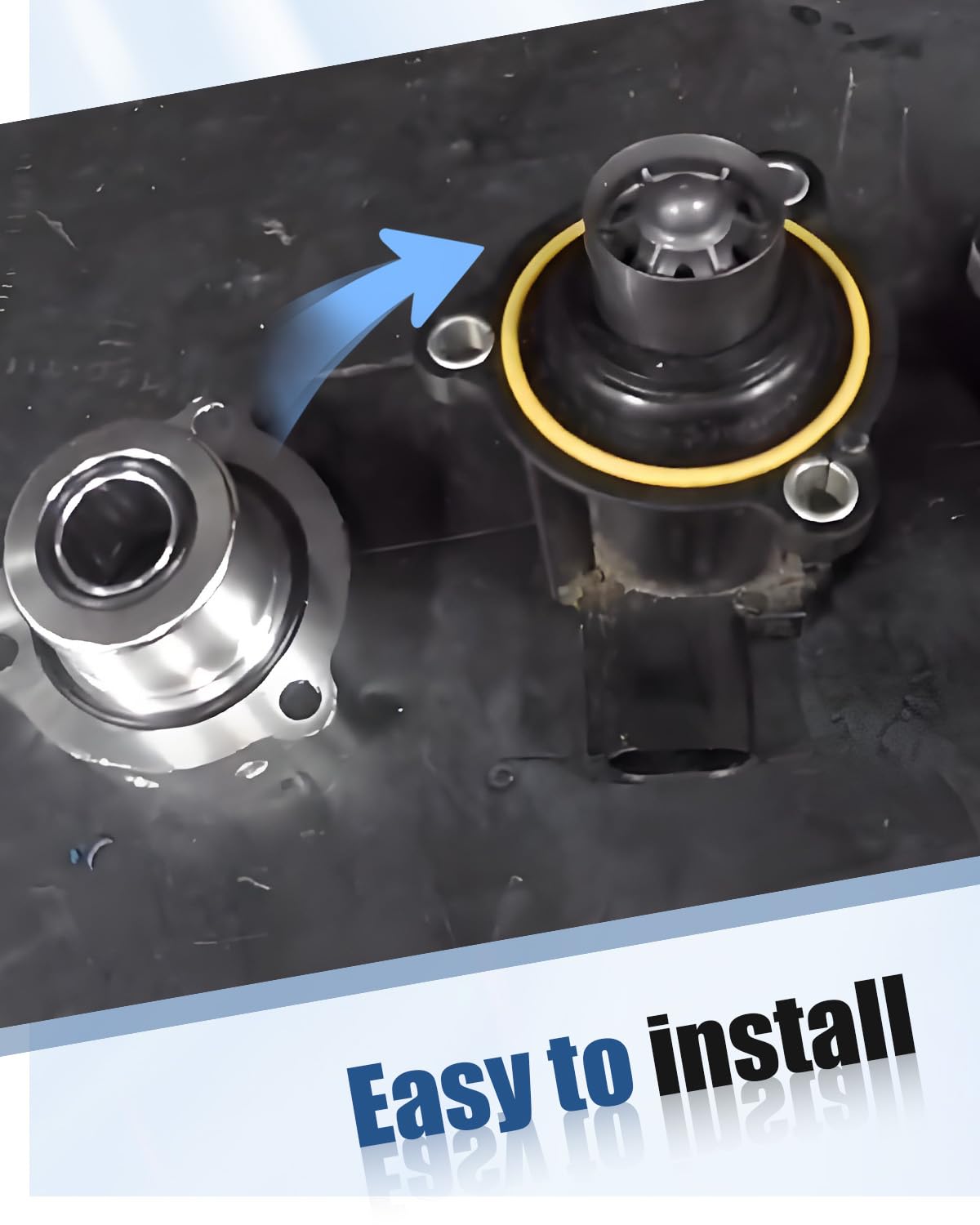 Wujexuhe spacer pictured in a garage setting illustrating easy, direct-fit installation