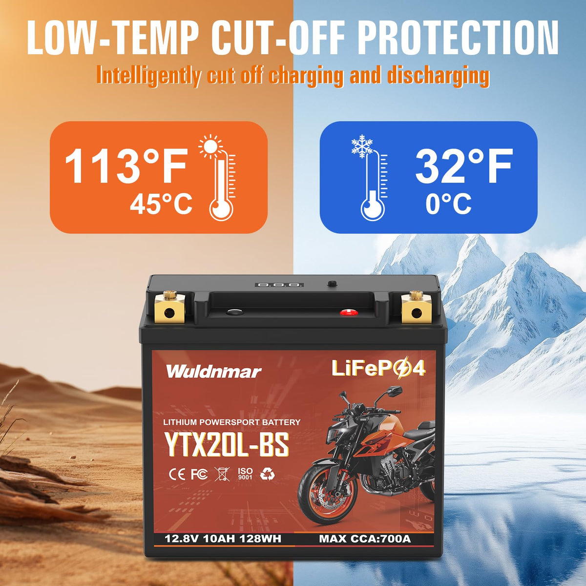 Wuldnmar in ATV setting showcasing high cold-cranking power for quick starts