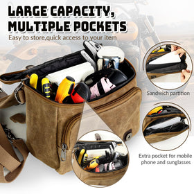 WUMOTIX worn with shoulder strap showing off-bike portability