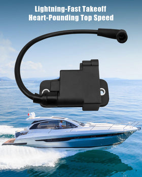 WUMZIJ ignition coil side profile highlighting durable construction and corrosion resistance benefit