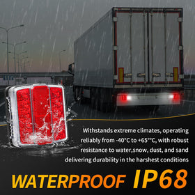 WUSHIXAN sealed housing close-up highlighting IP68 waterproof protection