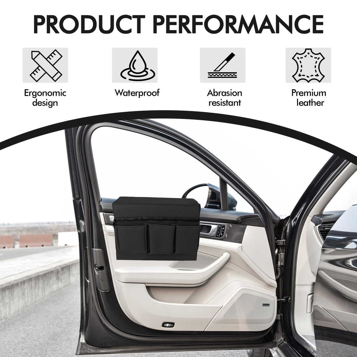 wuyaoyao installed on car door demonstrating easy access and no window interference