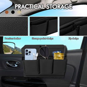 wuyaoyao open zippered compartments filled with items for secure, sorted storage